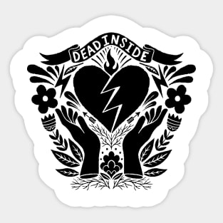 dead inside Sticker